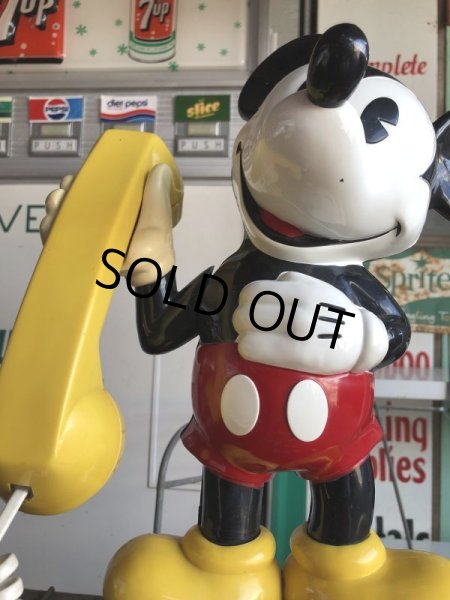 画像12: 70s Vintage Telephone Mickey Mouse (B972) (12)