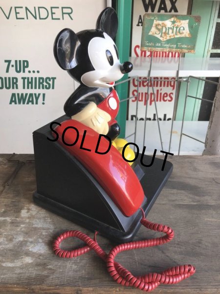 画像3: 90s Vintage Telephone Mickey Mouse (B973) (3)