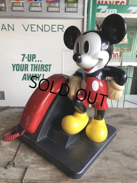 画像5: 90s Vintage Telephone Mickey Mouse (B973) (5)