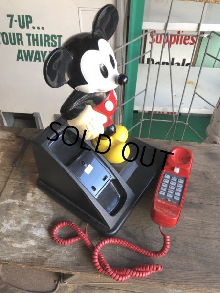 画像6: 90s Vintage Telephone Mickey Mouse (B973) (6)