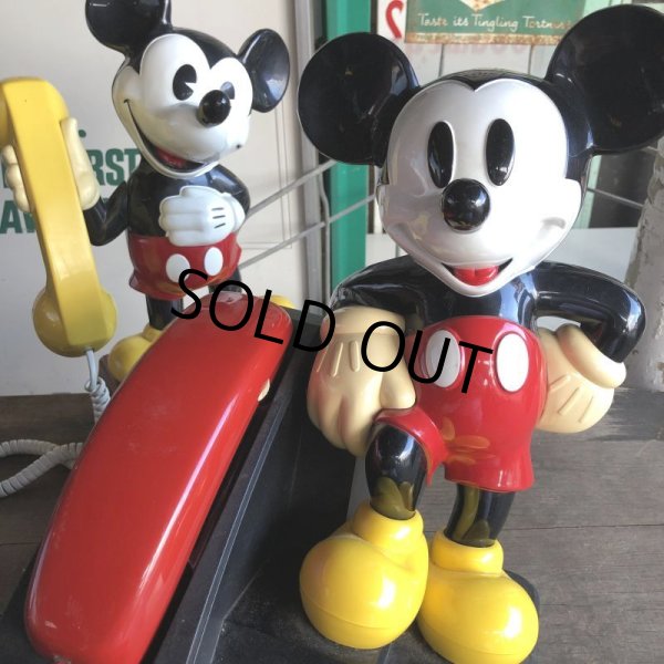 画像18: 90s Vintage Telephone Mickey Mouse (B973) (18)