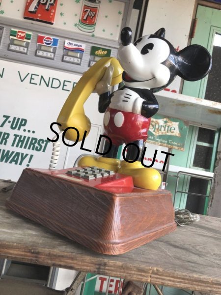 画像5: 70s Vintage Telephone Mickey Mouse (B972) (5)