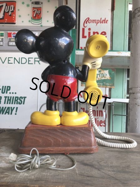 画像4: 70s Vintage Telephone Mickey Mouse (B972) (4)