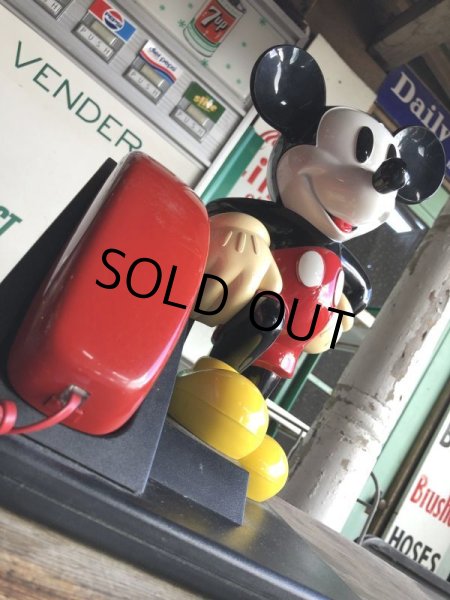 画像16: 90s Vintage Telephone Mickey Mouse (B973) (16)