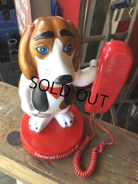 画像7: 90s Vintage Advertising NASHVILLE Channel 5 News Hound 5 Telephone (B974) (7)