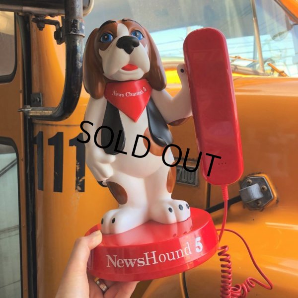 画像18: 90s Vintage Advertising NASHVILLE Channel 5 News Hound 5 Telephone (B974) (18)