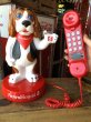 画像1: 90s Vintage Advertising NASHVILLE Channel 5 News Hound 5 Telephone (B974) (1)