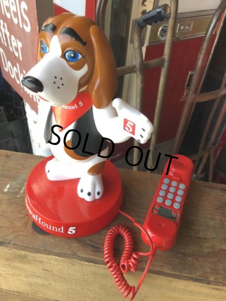 画像12: 90s Vintage Advertising NASHVILLE Channel 5 News Hound 5 Telephone (B974) (12)