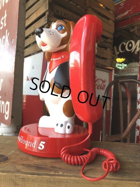 画像6: 90s Vintage Advertising NASHVILLE Channel 5 News Hound 5 Telephone (B974) (6)
