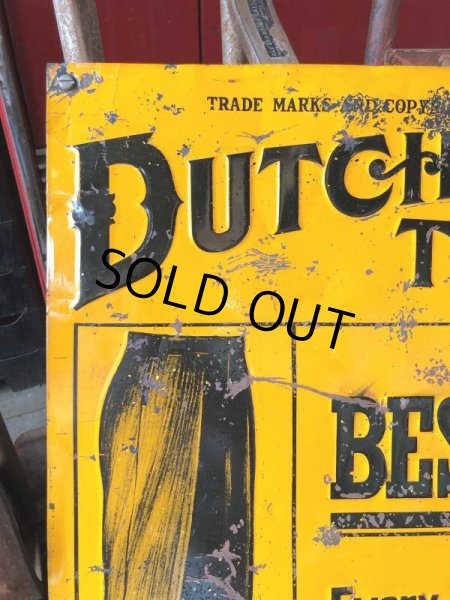 画像8: Antique Dutchess Trousers Advertising Embossed Tin Sign (B975) (8)