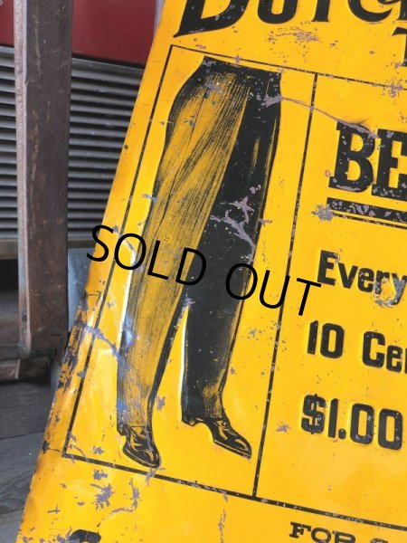 画像16: Antique Dutchess Trousers Advertising Embossed Tin Sign (B975) (16)