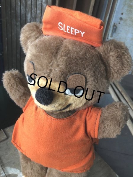 画像5: Vintage Travelodge Advertising Sleepy Bear Plush Doll (B980) (5)