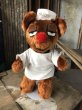 画像1: Vintage Travelodge Advertising Sleepy Bear Plush Doll (B977) (1)