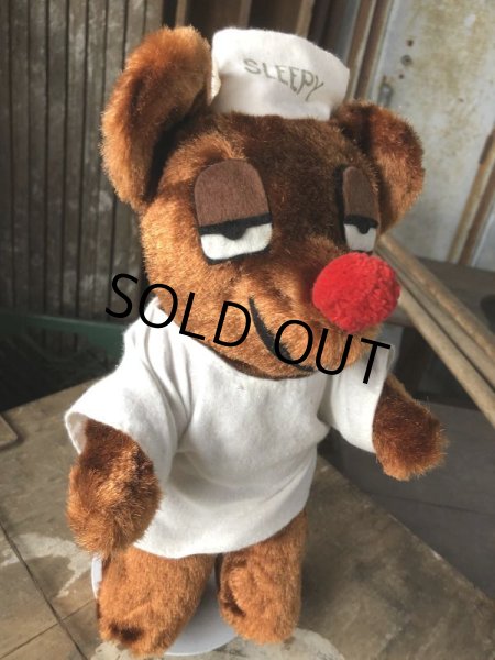 画像7: Vintage Travelodge Advertising Sleepy Bear Plush Doll (B977) (7)