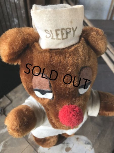 画像2: Vintage Travelodge Advertising Sleepy Bear Plush Doll (B978) (2)