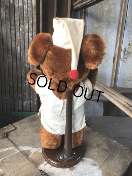 画像6: Vintage Travelodge Advertising Sleepy Bear Plush Doll (B978) (6)