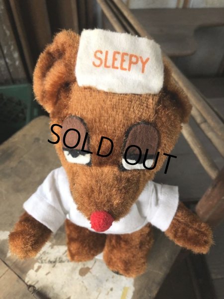画像2: Vintage Travelodge Advertising Sleepy Bear Plush Doll (B976) (2)