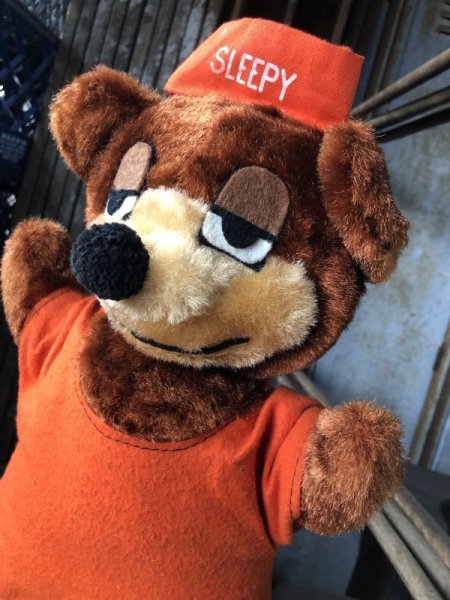 画像7: Vintage Travelodge Advertising Sleepy Bear Plush Doll (B984) (7)