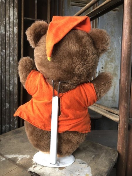 画像3: Vintage Travelodge Advertising Sleepy Bear Plush Doll (B980) (3)