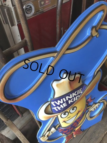 画像10: 90s Vintage Hostess Advertisng Twinkie the Kid Plastic Cardboard Store Display Sign 120cm (B989) (10)