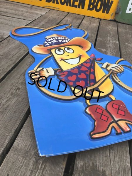 画像22: 90s Vintage Hostess Advertisng Twinkie the Kid Plastic Cardboard Store Display Sign 120cm (B989) (22)