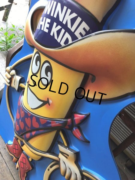 画像17: 90s Vintage Hostess Advertisng Twinkie the Kid Plastic Cardboard Store Display Sign 120cm (B989) (17)