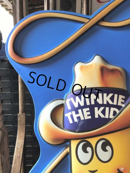 画像9: 90s Vintage Hostess Advertisng Twinkie the Kid Plastic Cardboard Store Display Sign 120cm (B989) (9)