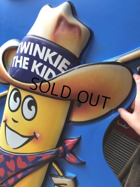 画像2: 90s Vintage Hostess Advertisng Twinkie the Kid Plastic Cardboard Store Display Sign 120cm (B989) (2)