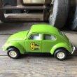 画像5: 60s Vintage Tonka Volkswagen VW Beetle Bug Green (M001) (5)