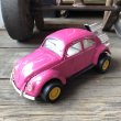 画像2: 60s Vintage Tonka Volkswagen VW Beetle Bug Pink (M002) (2)