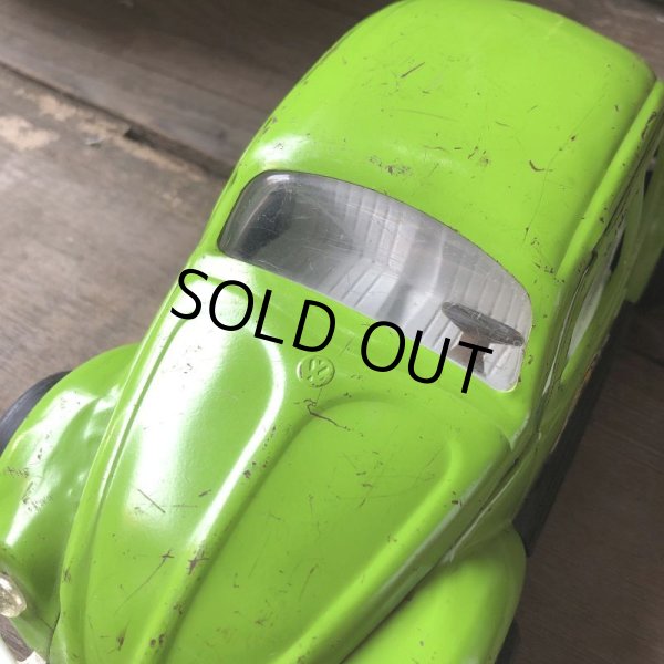 画像4: 60s Vintage Tonka Volkswagen VW Beetle Bug Green (M001) (4)