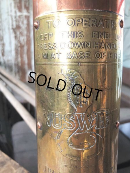 画像18: 20s Antique Nuswift J. Blakeborough & Sons Brass Fire Extinguisher (M019) (18)