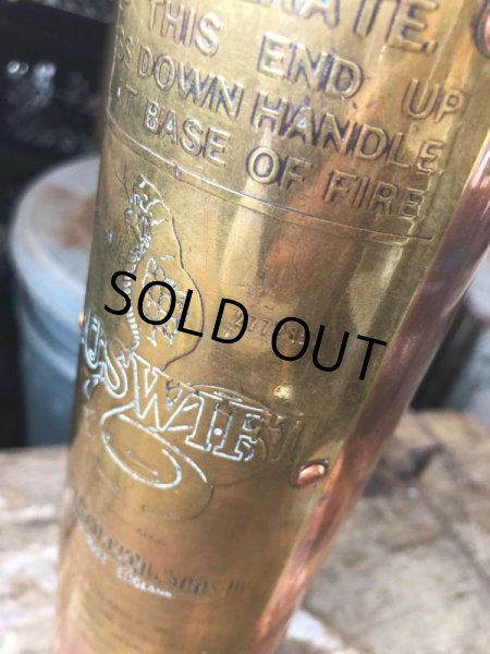 画像17: 20s Antique Nuswift J. Blakeborough & Sons Brass Fire Extinguisher (M019) (17)