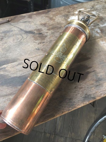 画像20: 20s Antique Nuswift J. Blakeborough & Sons Brass Fire Extinguisher (M019) (20)