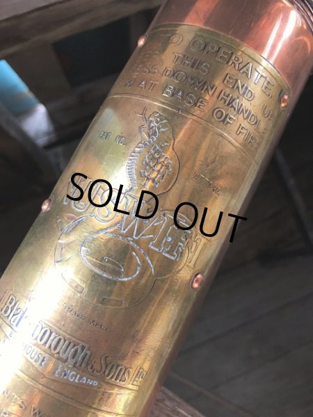画像14: 20s Antique Nuswift J. Blakeborough & Sons Brass Fire Extinguisher (M019) (14)
