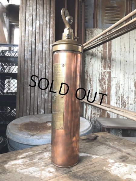 画像5: 20s Antique Nuswift J. Blakeborough & Sons Brass Fire Extinguisher (M019) (5)