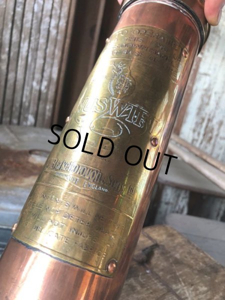 画像19: 20s Antique Nuswift J. Blakeborough & Sons Brass Fire Extinguisher (M019) (19)