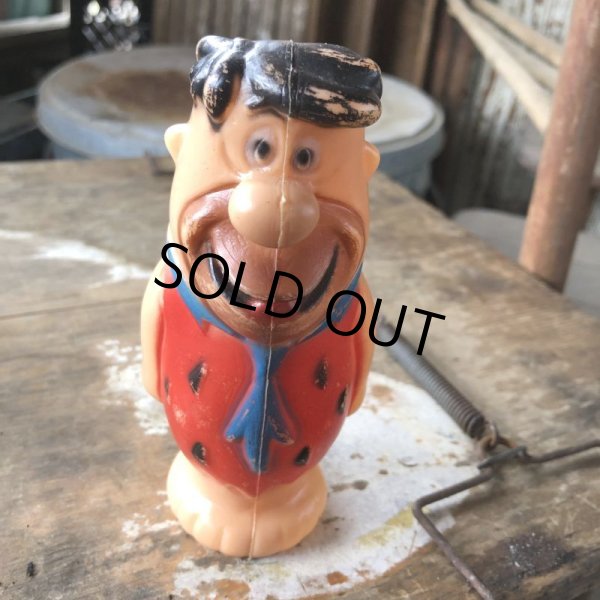画像6: 70s Vintage Flintstones Target Game Fred Pin (M021)  (6)