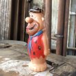 画像3: 70s Vintage Flintstones Target Game Fred Pin (M021)  (3)