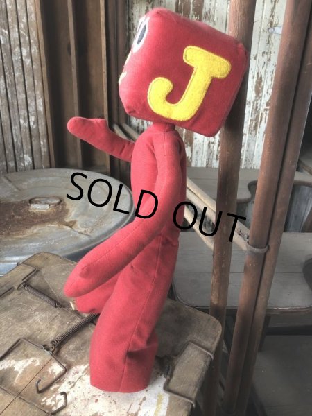 画像2: 80s Vintage Gumby and Pals G Blockhead Plush Doll (B994)  (2)