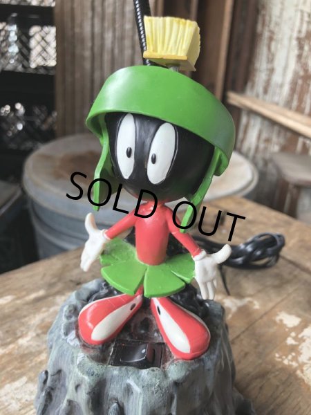 画像9: 90s Vintage Looney Tunes Marvin the Martian Bobblehead Desk Lamp (B995)  (9)