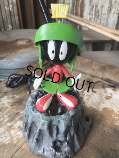 画像13: 90s Vintage Looney Tunes Marvin the Martian Bobblehead Desk Lamp (B995)  (13)