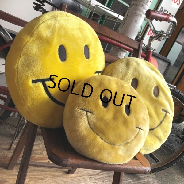 画像10: Vintage Happy Face Smiley Smile Plush Pillow Cushion (B964) (10)