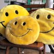 画像9: Vintage Happy Face Smiley Smile Plush Pillow Cushion (B963) (9)