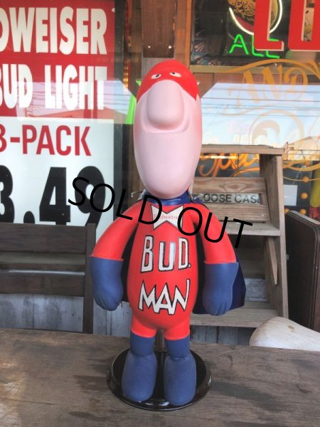 画像2: 70s Vintage Budweiser Advertising BUD MAN Doll Anheuser Busch (M021)  (2)