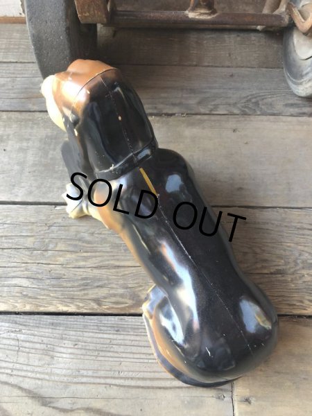 画像3: 60s Vintage FLYING A Gasoline Axelrod Basset Hound Advertising Coin Bank (M024) (3)