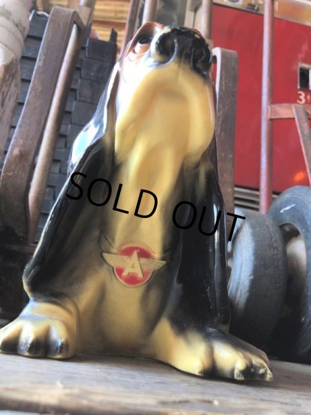 画像7: 60s Vintage FLYING A Gasoline Axelrod Basset Hound Advertising Coin Bank (M024) (7)