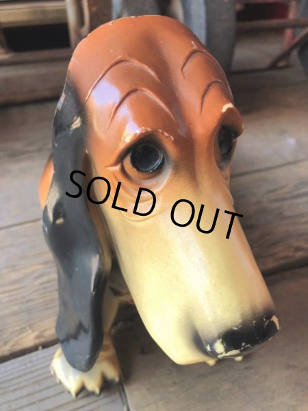 画像16: 60s Vintage FLYING A Gasoline Axelrod Basset Hound Advertising Coin Bank (M024) (16)