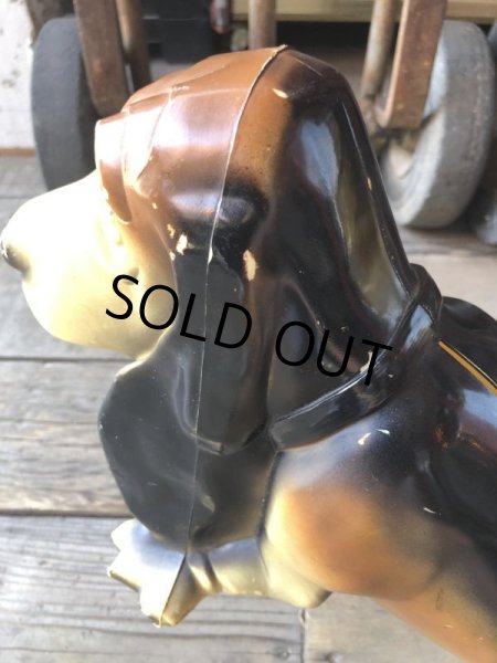 画像13: 60s Vintage FLYING A Gasoline Axelrod Basset Hound Advertising Coin Bank (M024) (13)