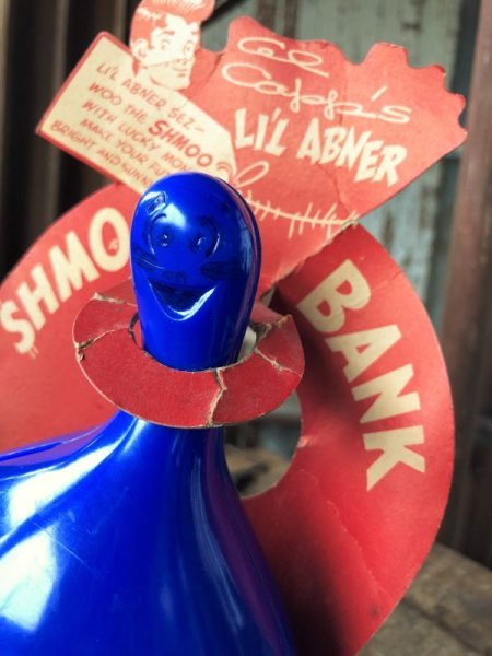 画像4: 1949 Vintage Comic Strip Al Capp's Lil' Abner Shmoo Coin Bank w/Card (M029)  (4)